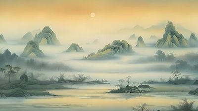 山水的视频,探寻自然之美