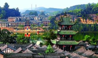 阆中古城视频,千年古韵，穿越时空的美丽画卷
