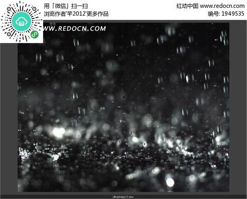 雨滴视频素材,捕捉自然旋律的瞬间