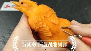 胡萝卜雕刻视频,创意视频教程解析