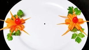 胡萝卜雕刻视频,创意视频教程解析